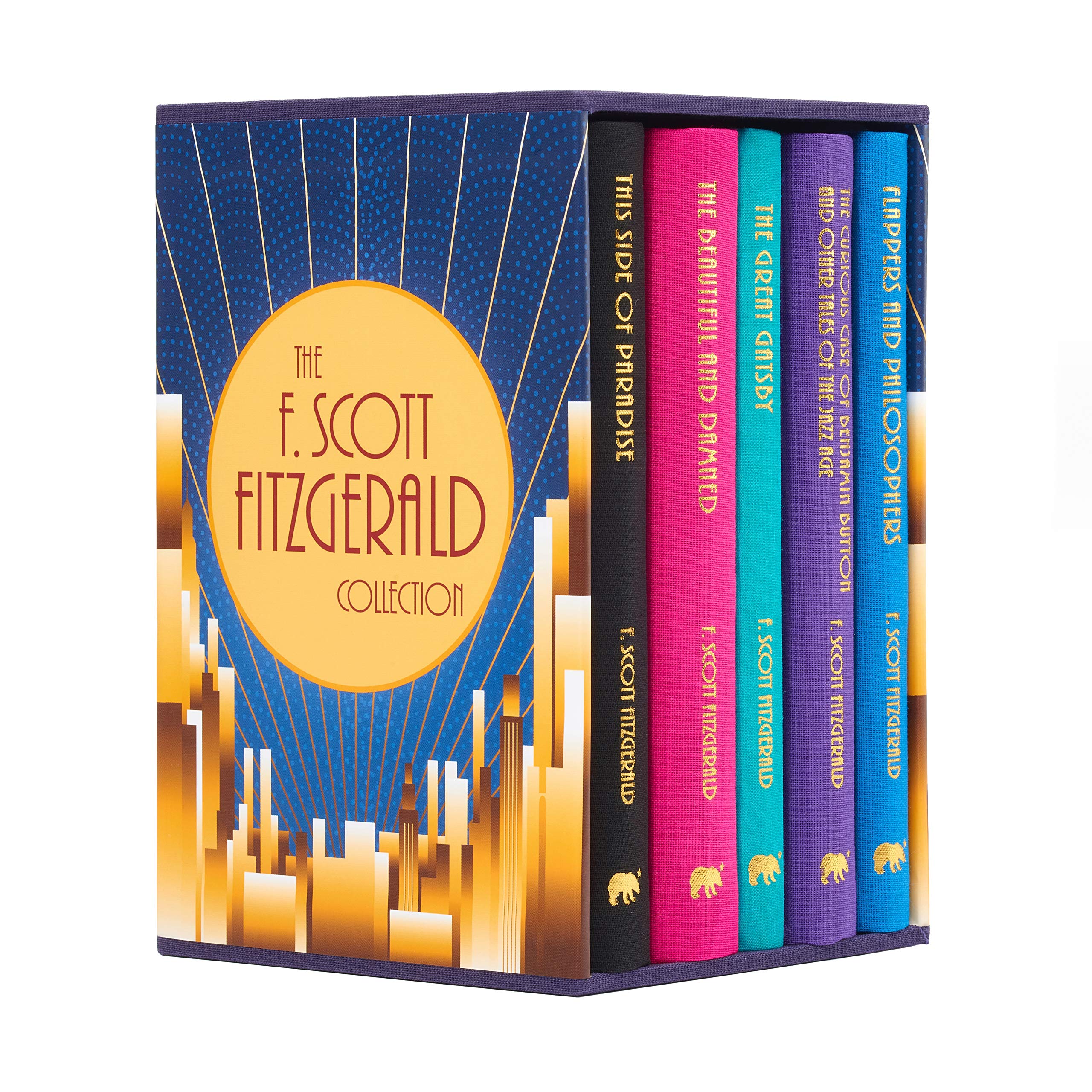 希少 ファンタスティックコレクション 5冊セット The F. Scott Fitzgerald Collection: Deluxe 5-Book Hardcover